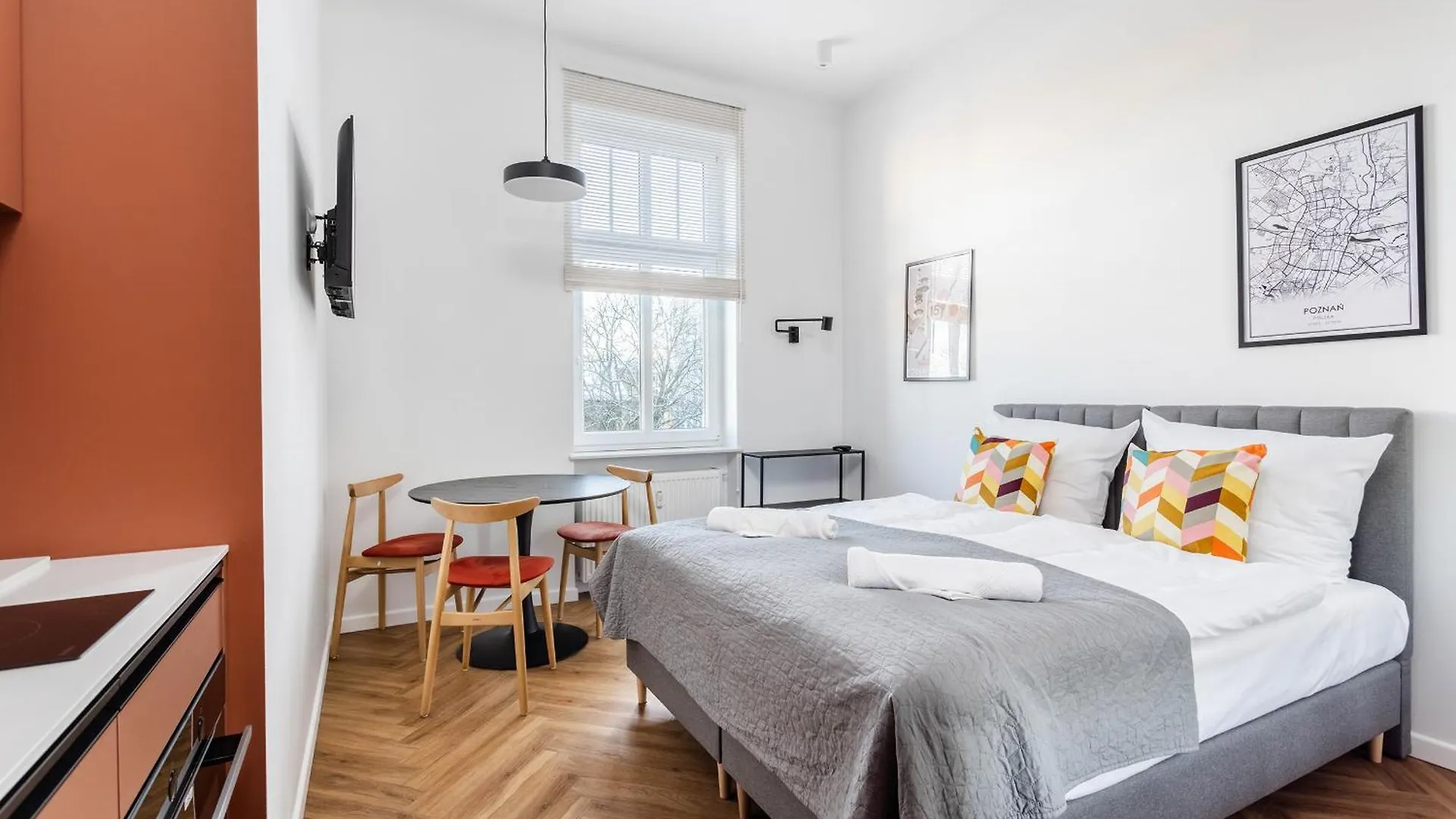 Lägenhet Nowoczesne I Stylowe Studia Very Berry W Poznaniu By Noclegi Renters
